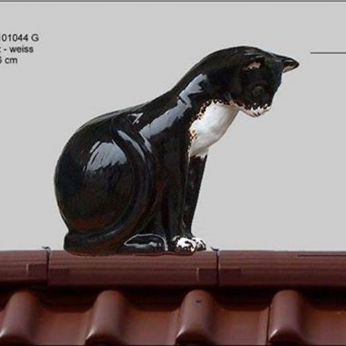 Dachschmuck-Katze-sitzend